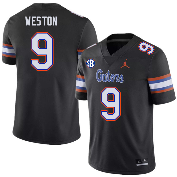 Men #9 Ja'Markis Weston Florida Gators College Football Jerseys Stitched-Black